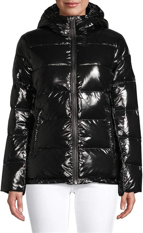 theoutnet michael kors quilted shell hooded jacket|Michael Kors winter puffer jacket.